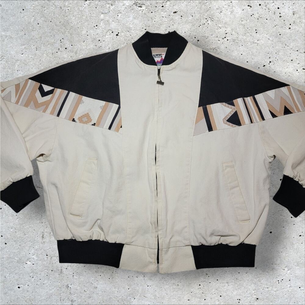 Vintage 90’s Walls Mountain Aztec Western Jacket Mens Size Large Regular EUC